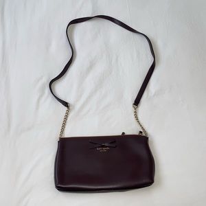 ***KATE SPADE DEEP PURPLE CROSSBODY**